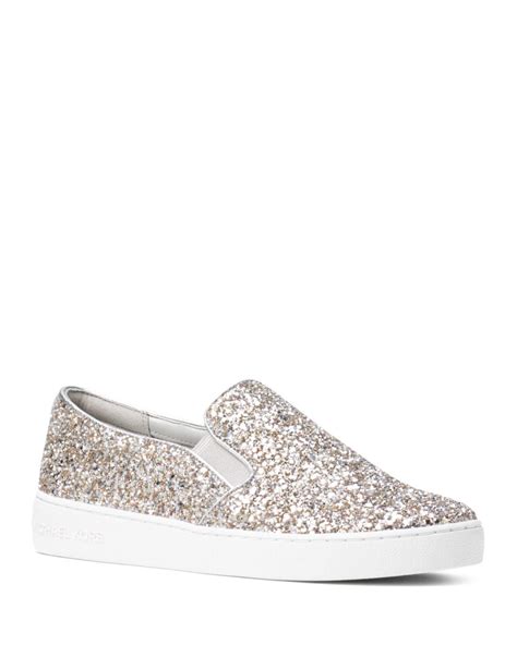 michael kors keaton slip on trainers|michael kors glitter slip on.